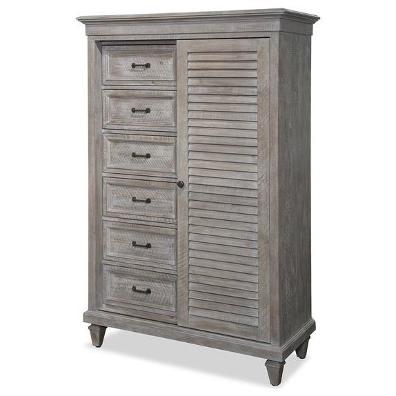 Gentleman's chest on sale of drawers